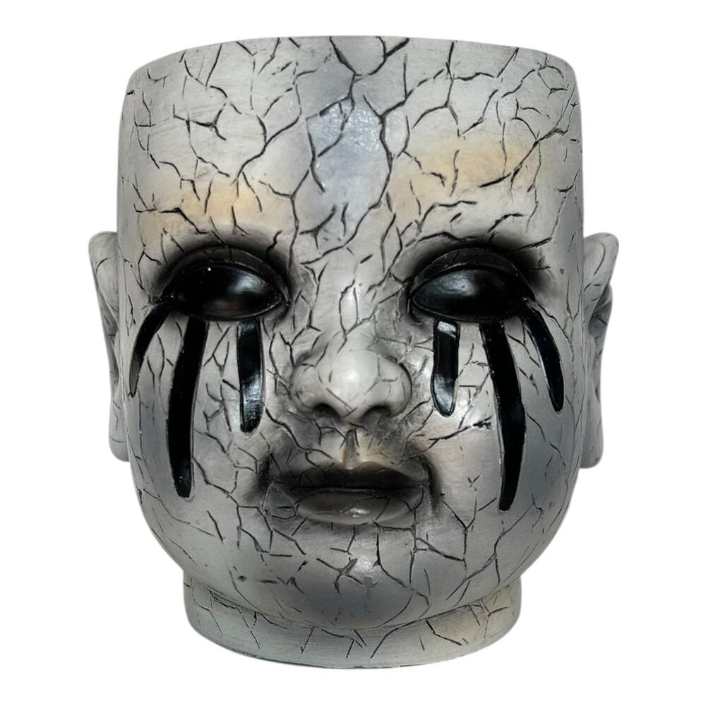 New Ashland Spooky Halloween Baby Doll Head Planter/Vase